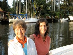 Deborah Sharp (left) is the author of "Mama Does Time."
