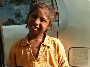 Beggar Girl in Old Delhi 